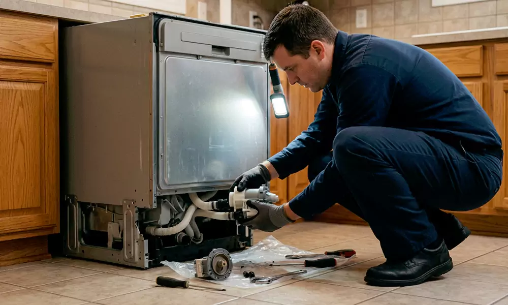 Dishwasher Pump Replacement in Escondido, CA