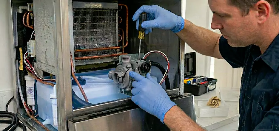 Commercial Ice Maker Water Pump Repair in Escondido