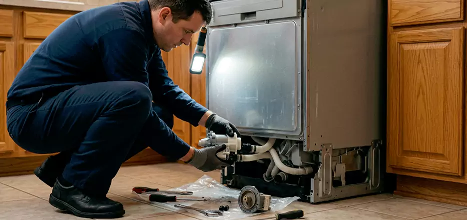 Dishwasher Drain Hose Repair in Escondido